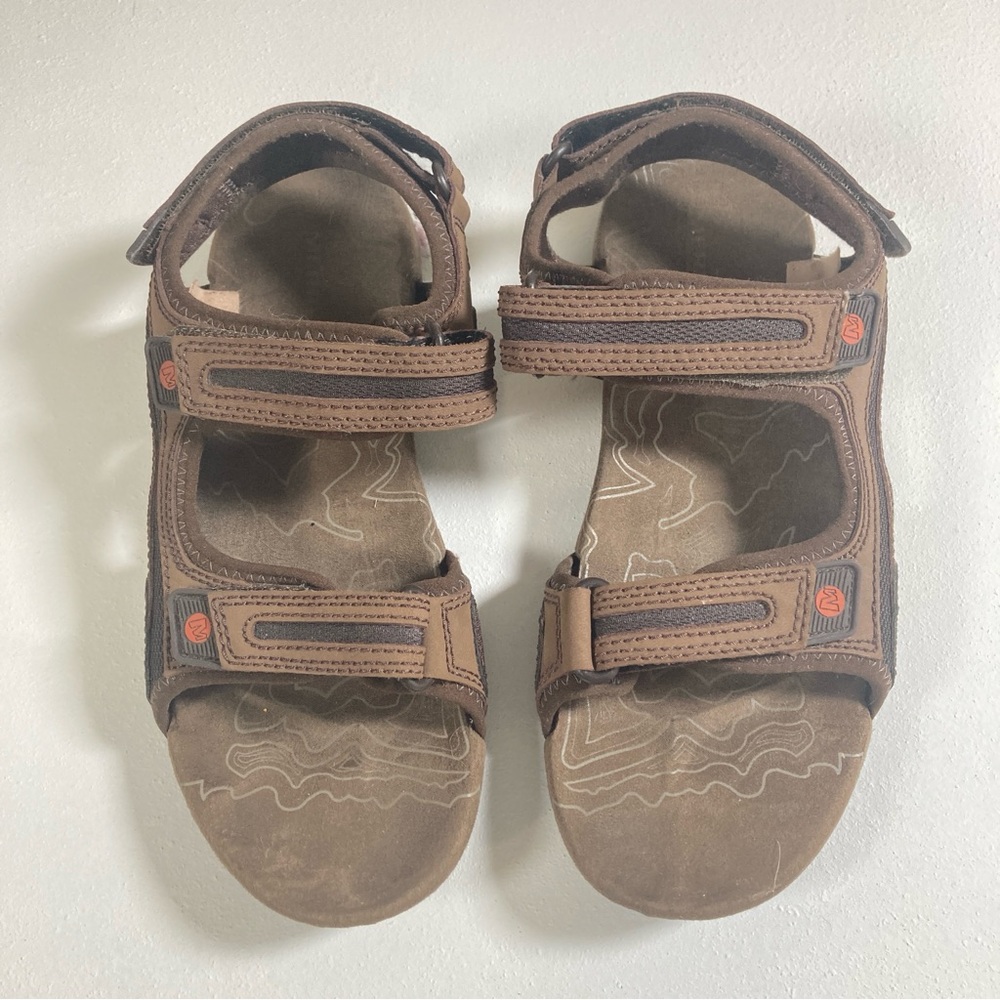 Merrell Sandspur Oak Sport Sandals•Mens Sz 10 Dark Earth/Potters Clay